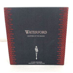 Waterford Crystal Christmas Ornament 12 Days Drummer 2018 Original Box